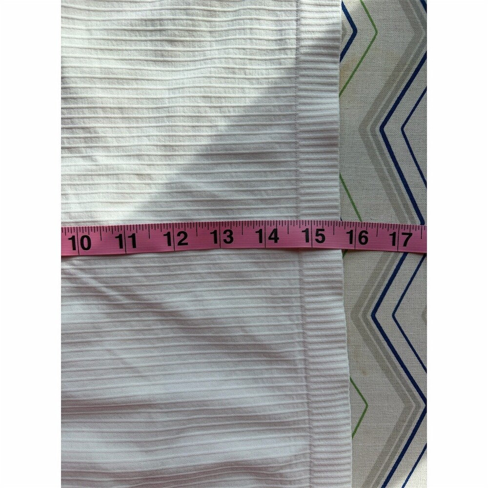 Lululemon Ebb to Street Crop Tank Top Womens Size 10 White Ribbed Racerback - Picture 4 of 5